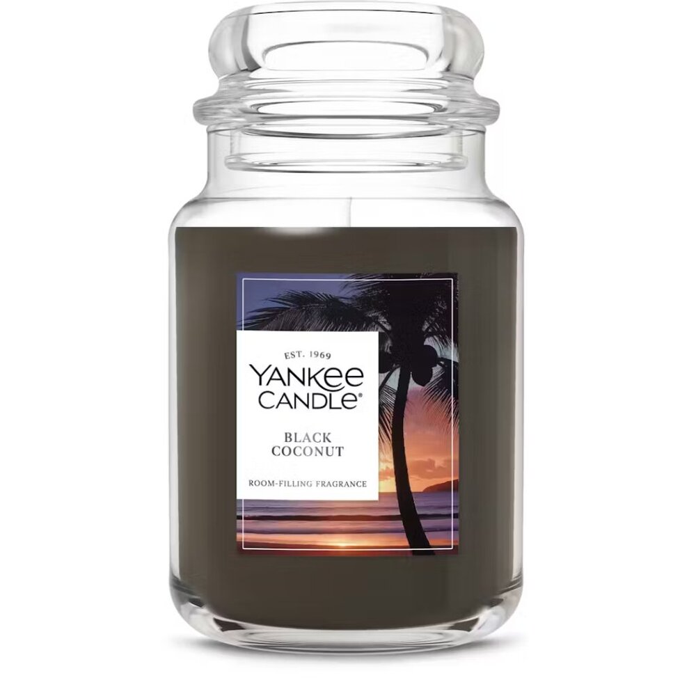 Yankee Candle Black Coconut Original Jar Candle 22oz NEW